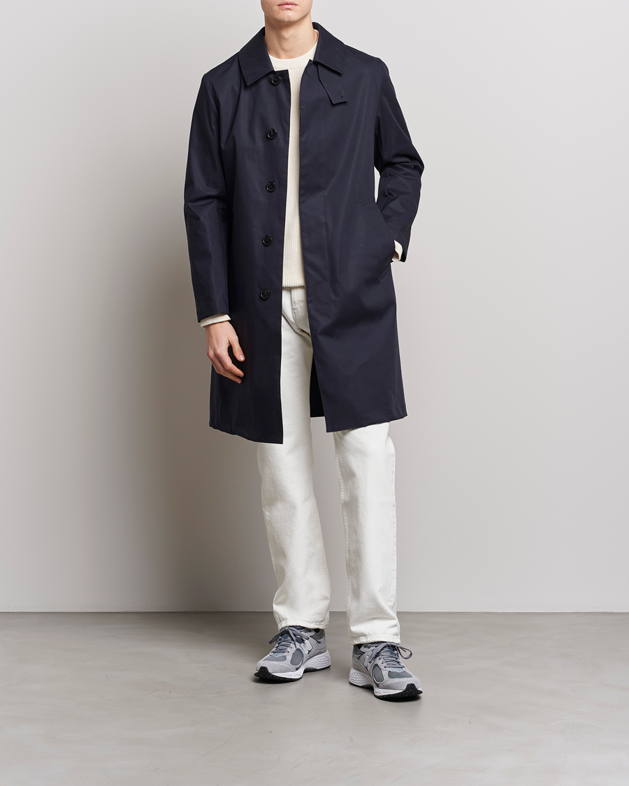 Mackintosh Manchester Car Coat Navy at CareOfCarl.com