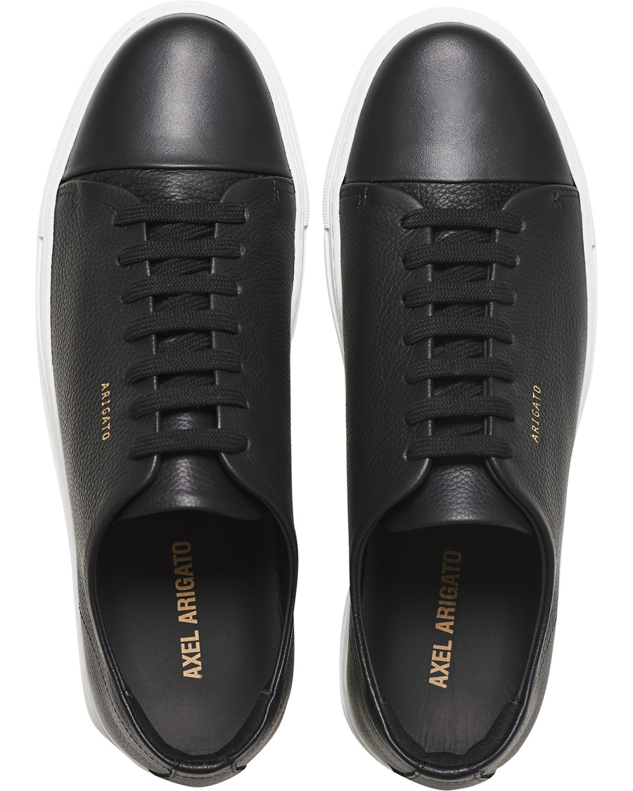 Axel Arigato Cap Toe Sneaker Black Leather at CareOfCarl