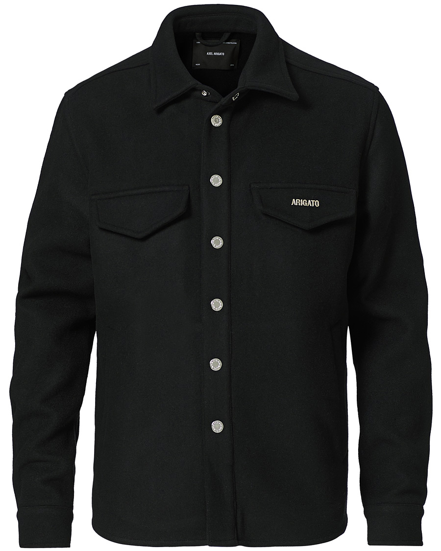 Axel Arigato Tait Overshirt Black at CareOfCarl