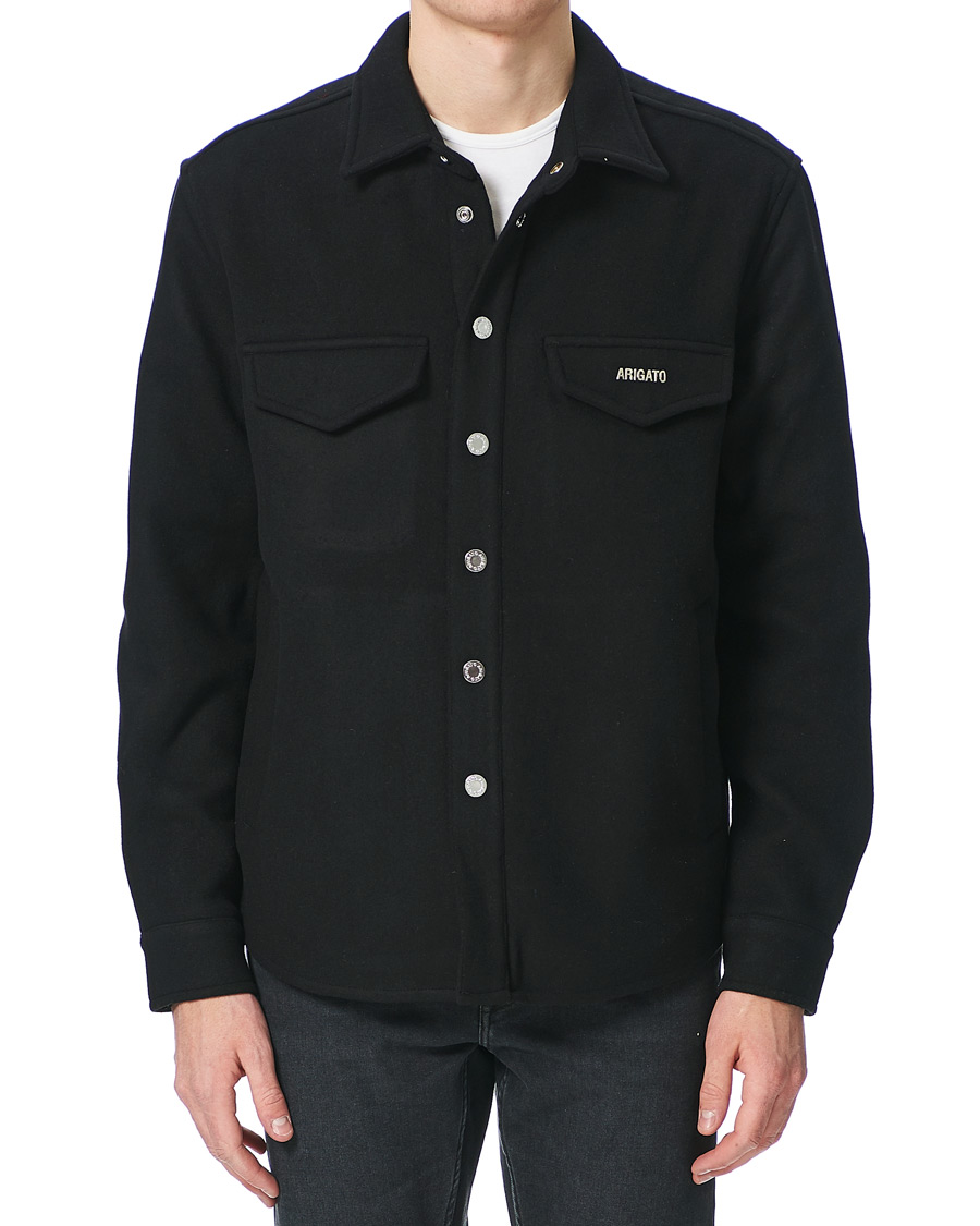 Axel Arigato Tait Overshirt Black at CareOfCarl