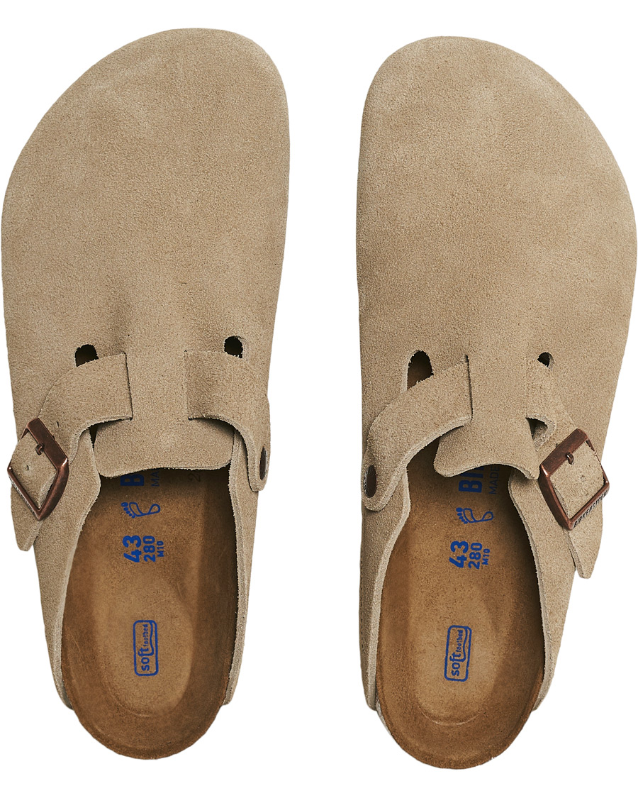 Taupe suede birkenstock discount boston