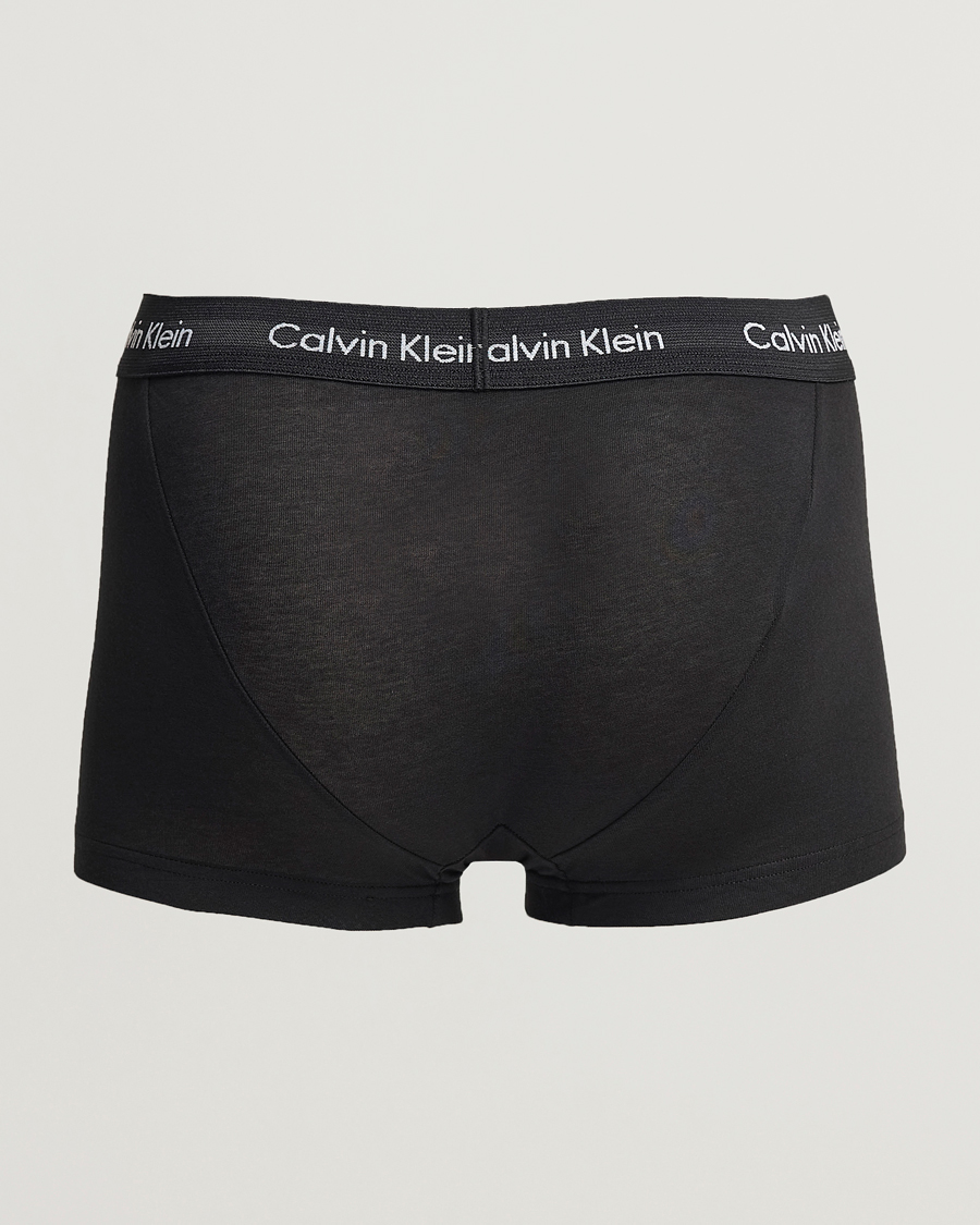 Calvin Klein Cotton Stretch Low Rise Trunk 3-Pack Black/White/Grey