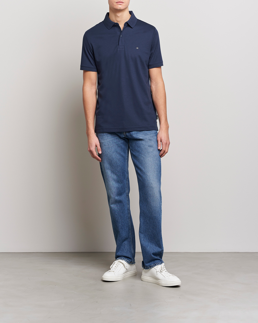 Calvin klein pima outlet cotton polo