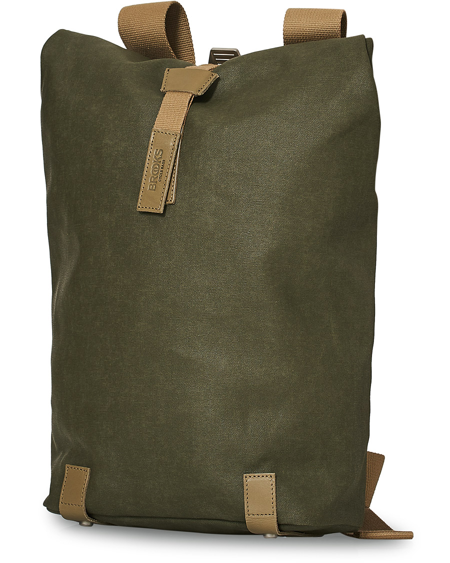 Brooks England Pickwick Cotton Canvas 12L Backpack Sage Green at