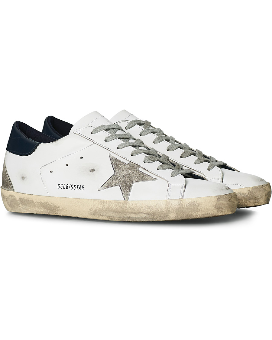 Golden goose superstar tonal leather clearance sneakers