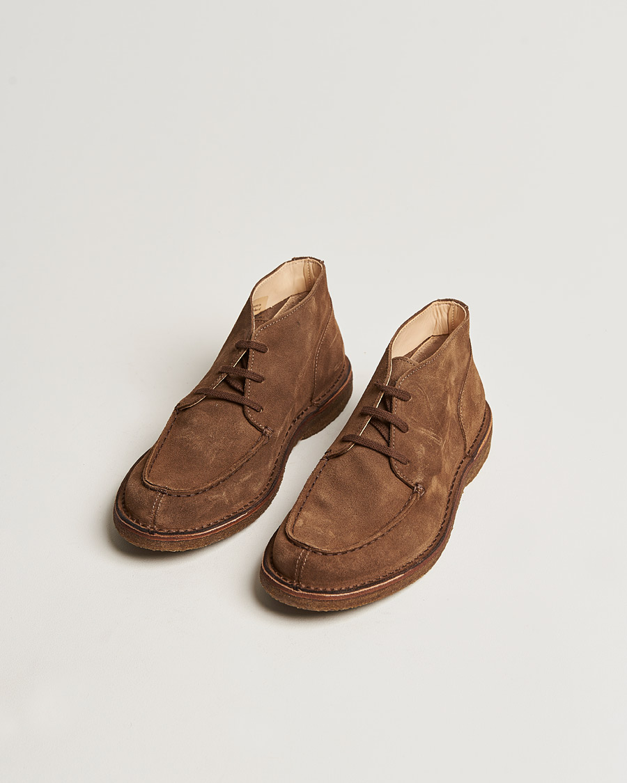 Astorflex Dukeflex Chukka Boot Dark Khaki Suede at CareOfCarl