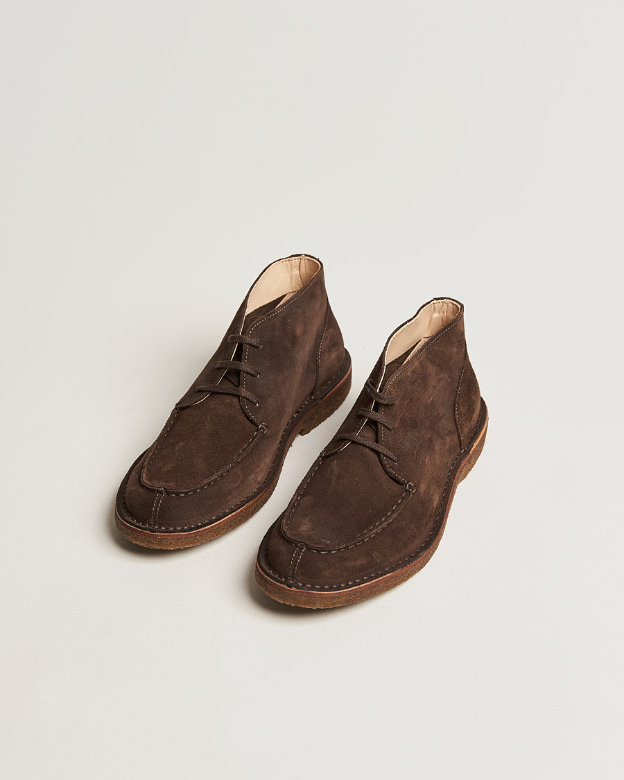 Astorflex Dukeflex Chukka Boot Dark Brown Suede at CareOfCarl