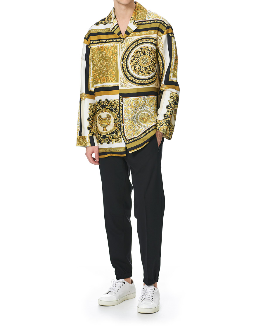 Versace white discount gold shirt