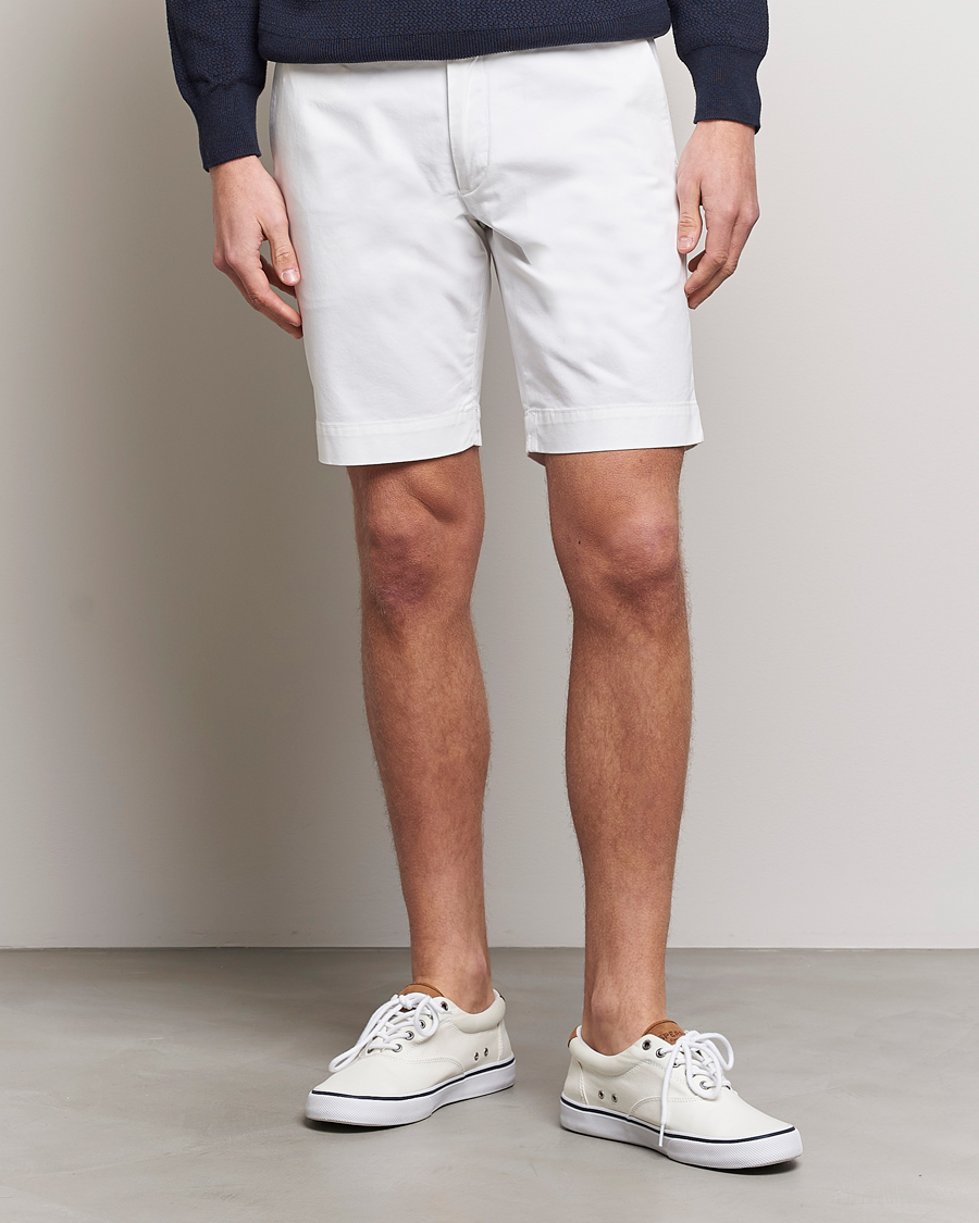 Slim fit clearance white shorts