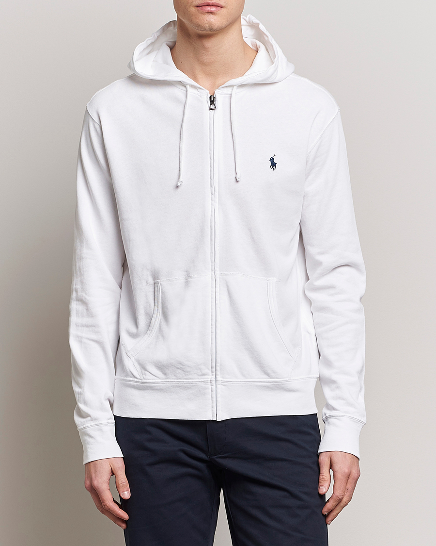 Ralph lauren polo white hoodie best sale