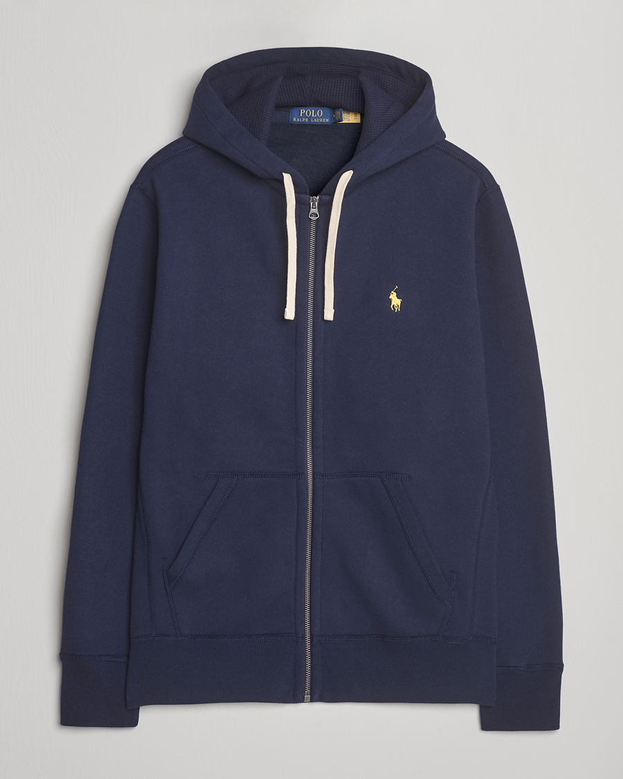 Men | Sweaters & Knitwear | Polo Ralph Lauren | Athletic Fleece Full-Zip Hoodie Cruise Navy