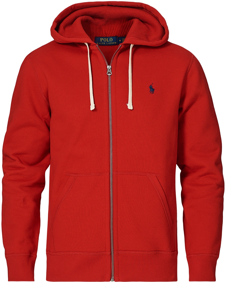 Polo red store zip up hoodie