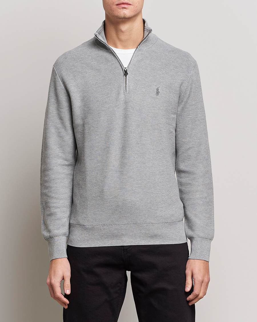 Polo Ralph Lauren Textured Half-Zip Andover Heather at CareOfCarl.com