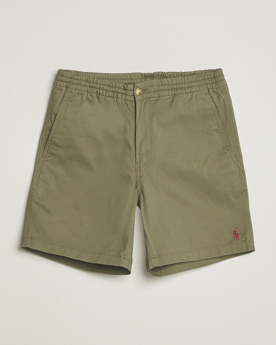 green polo shorts