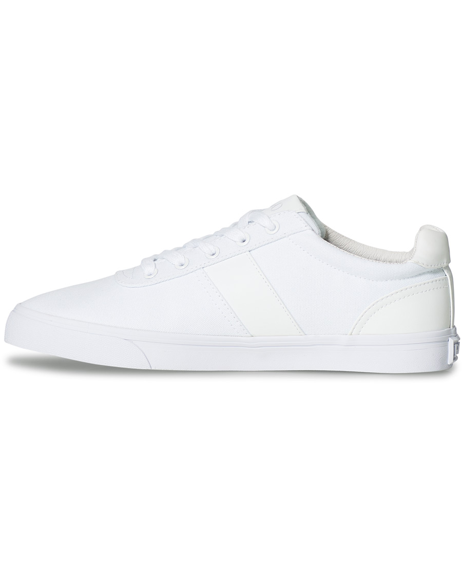 Polo Ralph Lauren Hanford Canvas Sneaker Pure White at CareOfCarl