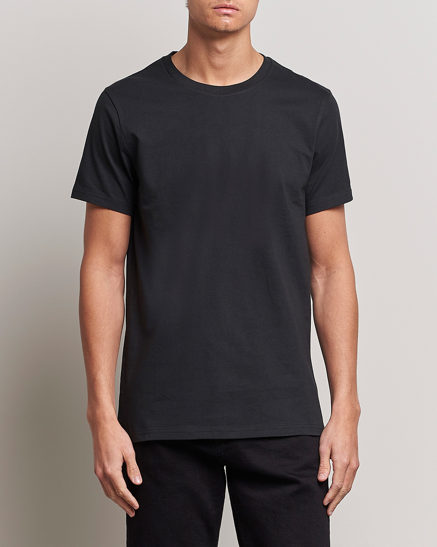 Men | Loungewear | Bread & Boxers | Crew Neck Regular T-Shirt Black