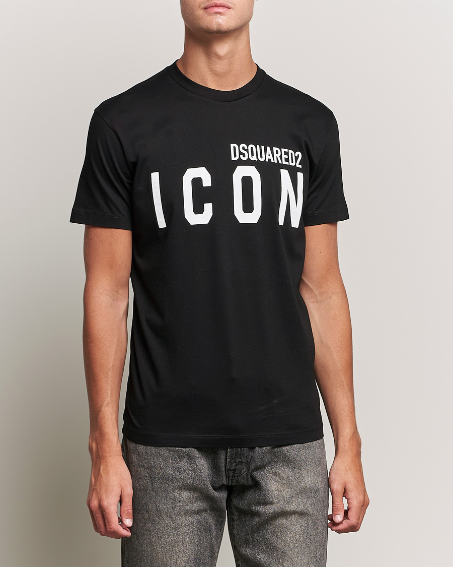 Dsquared2 Icon Logo Tee Black at CareOfCarl