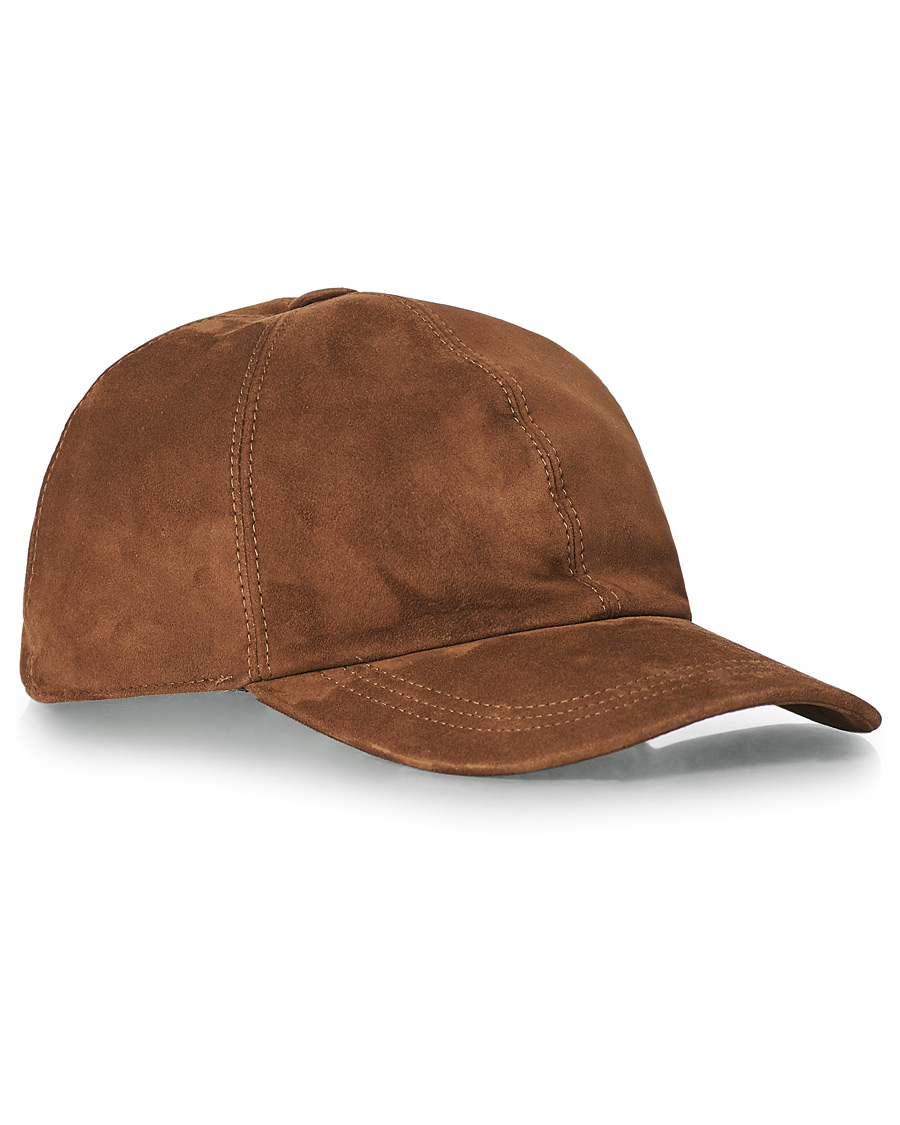 Brown suede baseball hot sale cap