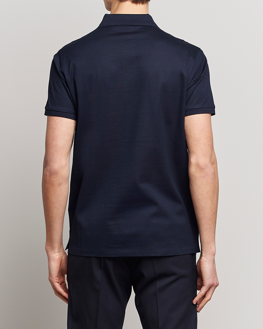 Maranon open-knit cotton polo shirt