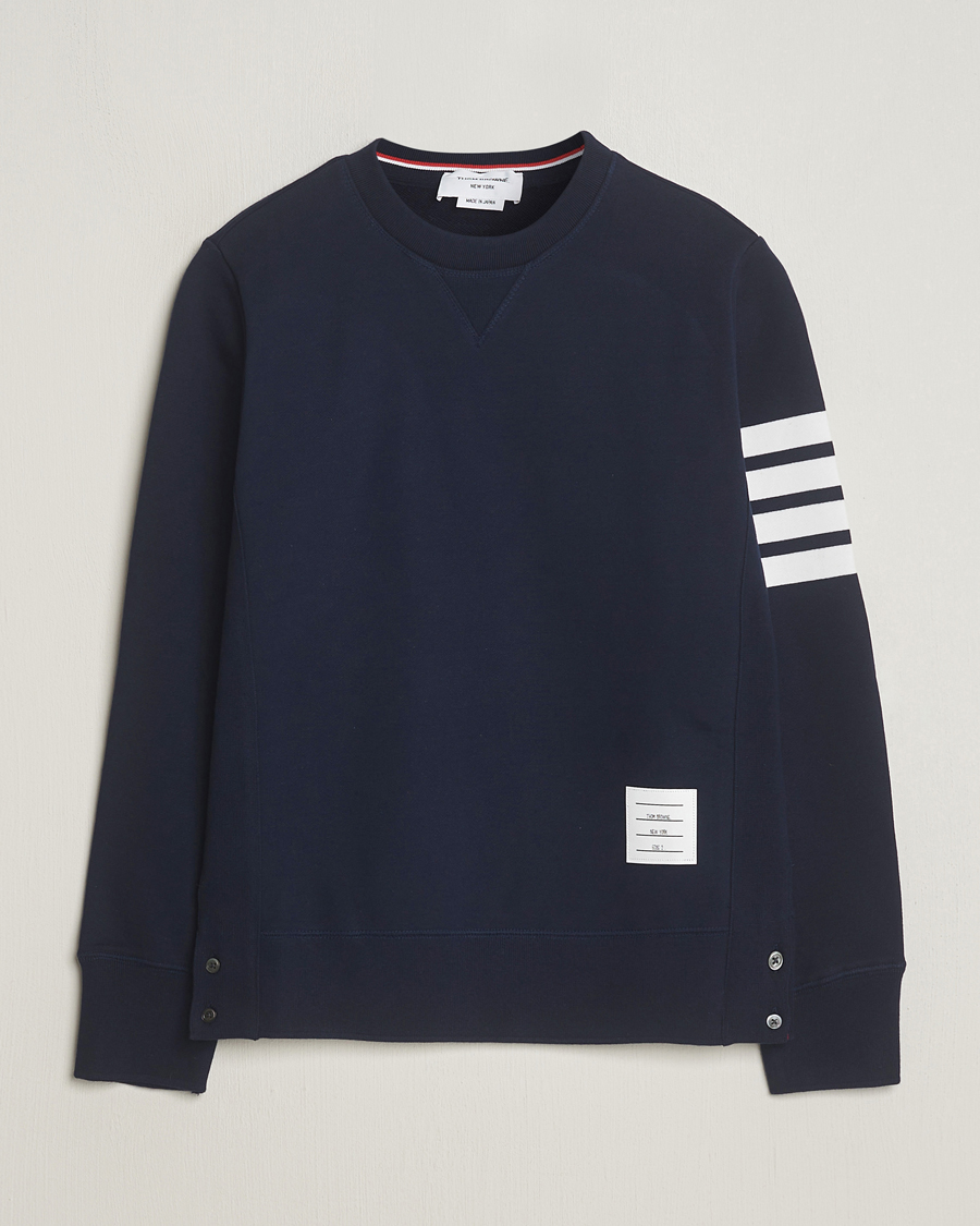 Thom browne hot sale navy sweatshirt