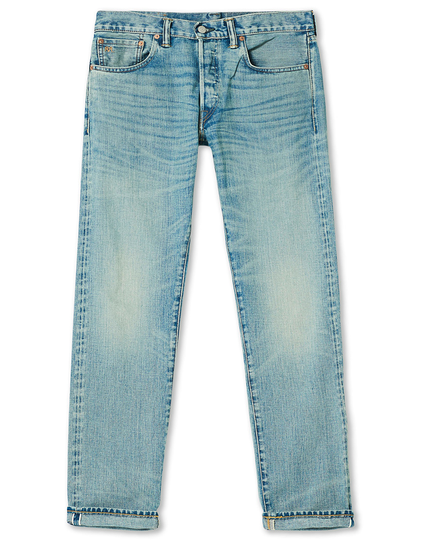 RRL Slim Fit Selvedge Denim Otisfield Wash at CareOfCarl.com