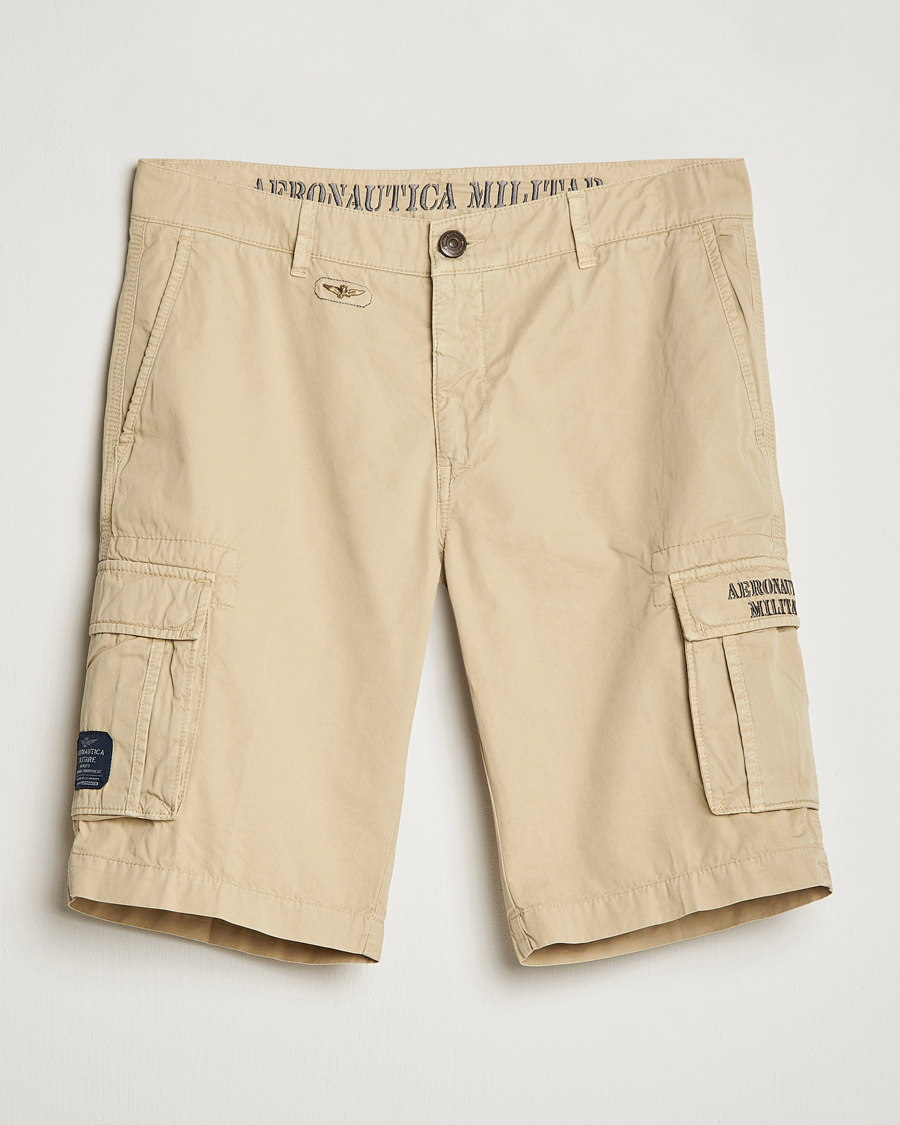 Aeronautica Militare BE066 Cargo Shorts Sand at CareOfCarl