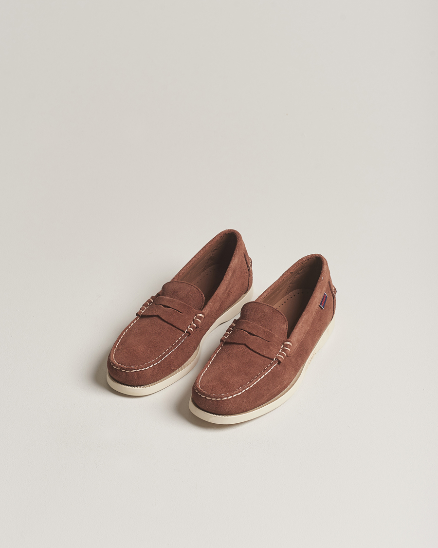 Sebago Keuka leather loafers - Brown