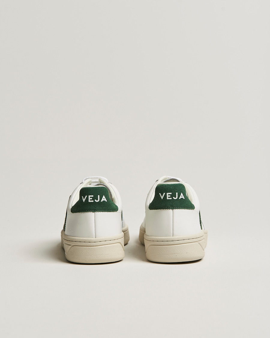 Veja V 12 Leather Sneaker Extra White Cypres at CareOfCarl