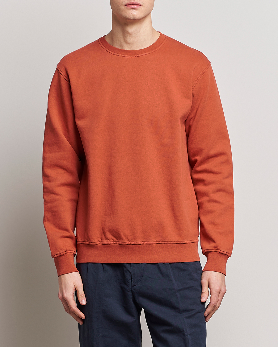 Colorful Standard Classic Organic Crew Neck Sweat Oxblood Red at