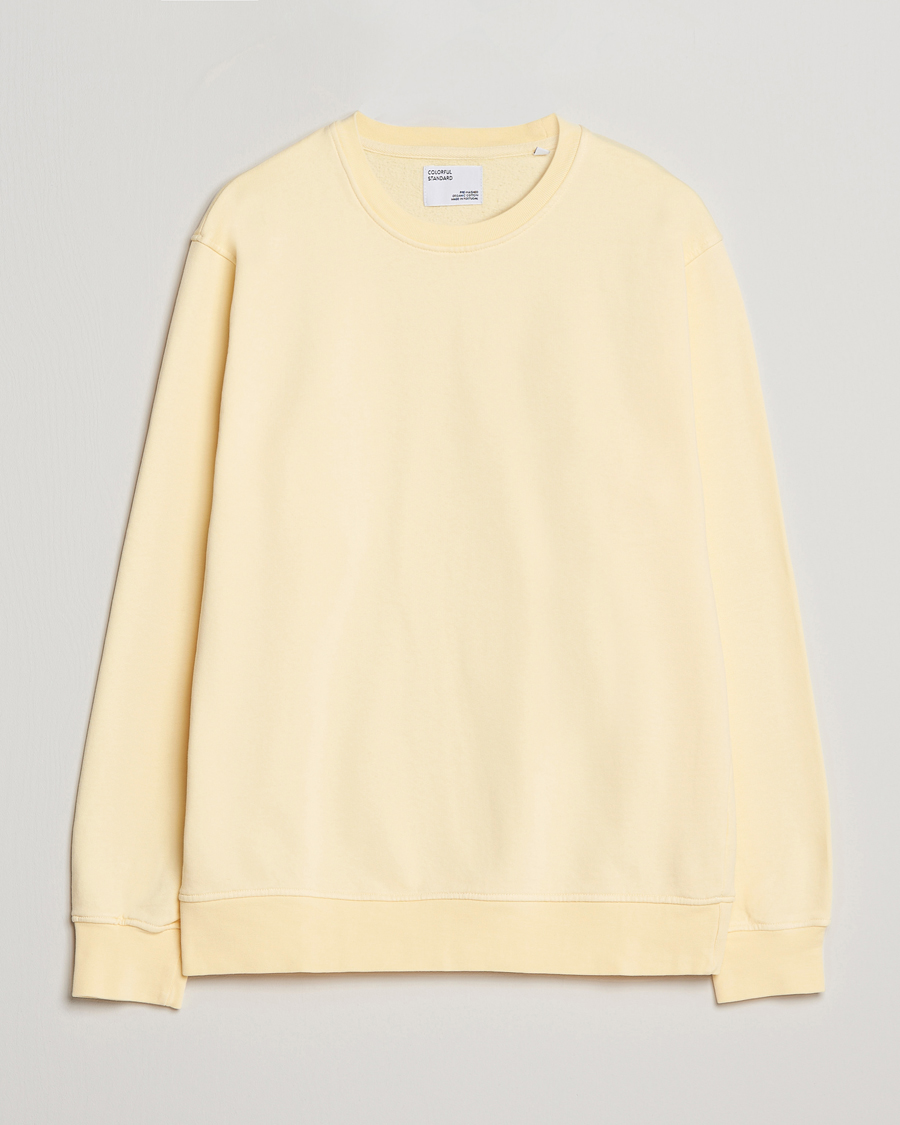 Yellow crew sale sweatshirt