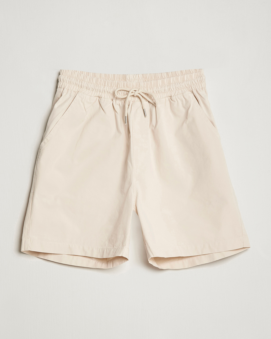 Colorful Standard Classic Organic Twill Drawstring Shorts Ivory