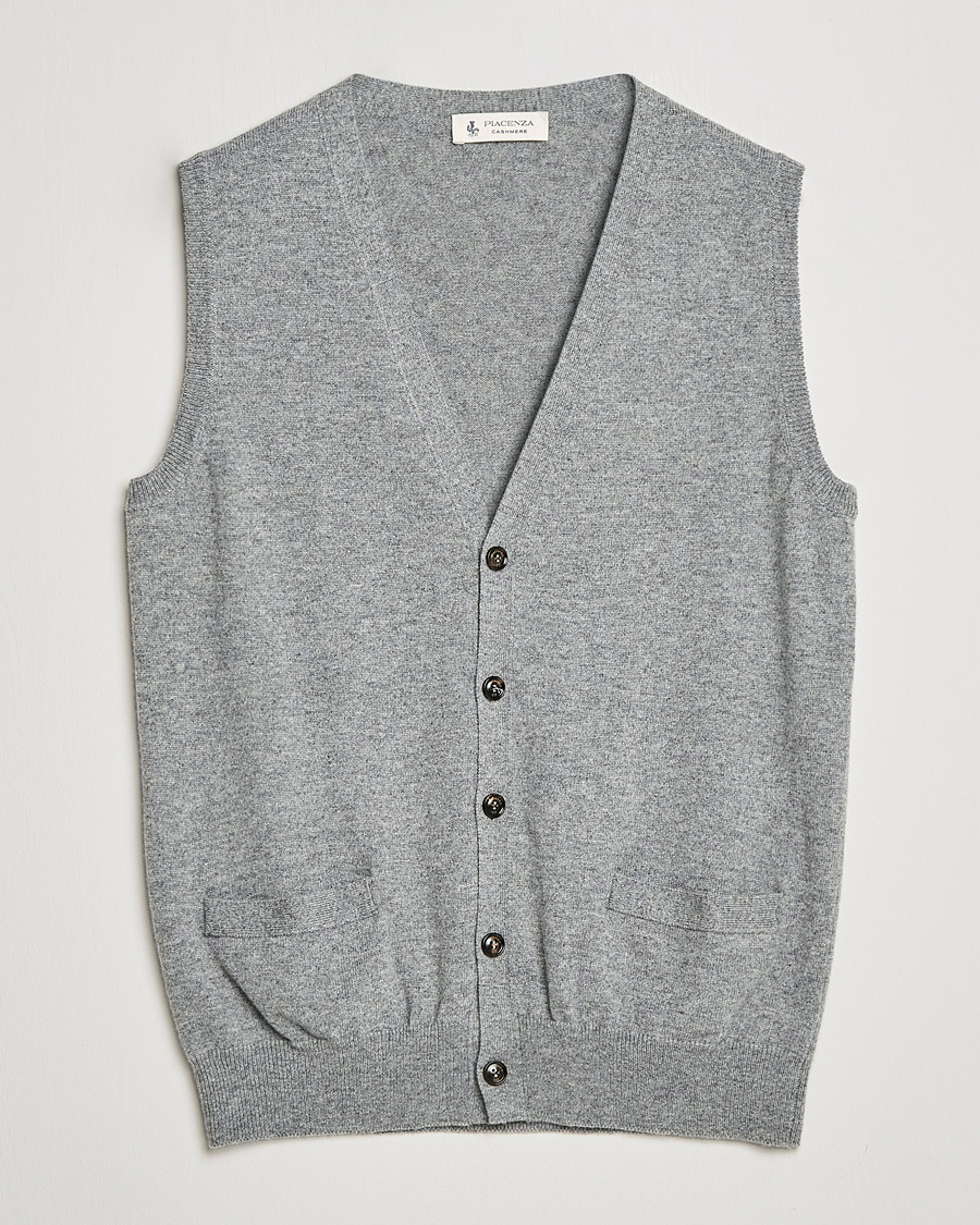 Gray 2025 sleeveless cardigan