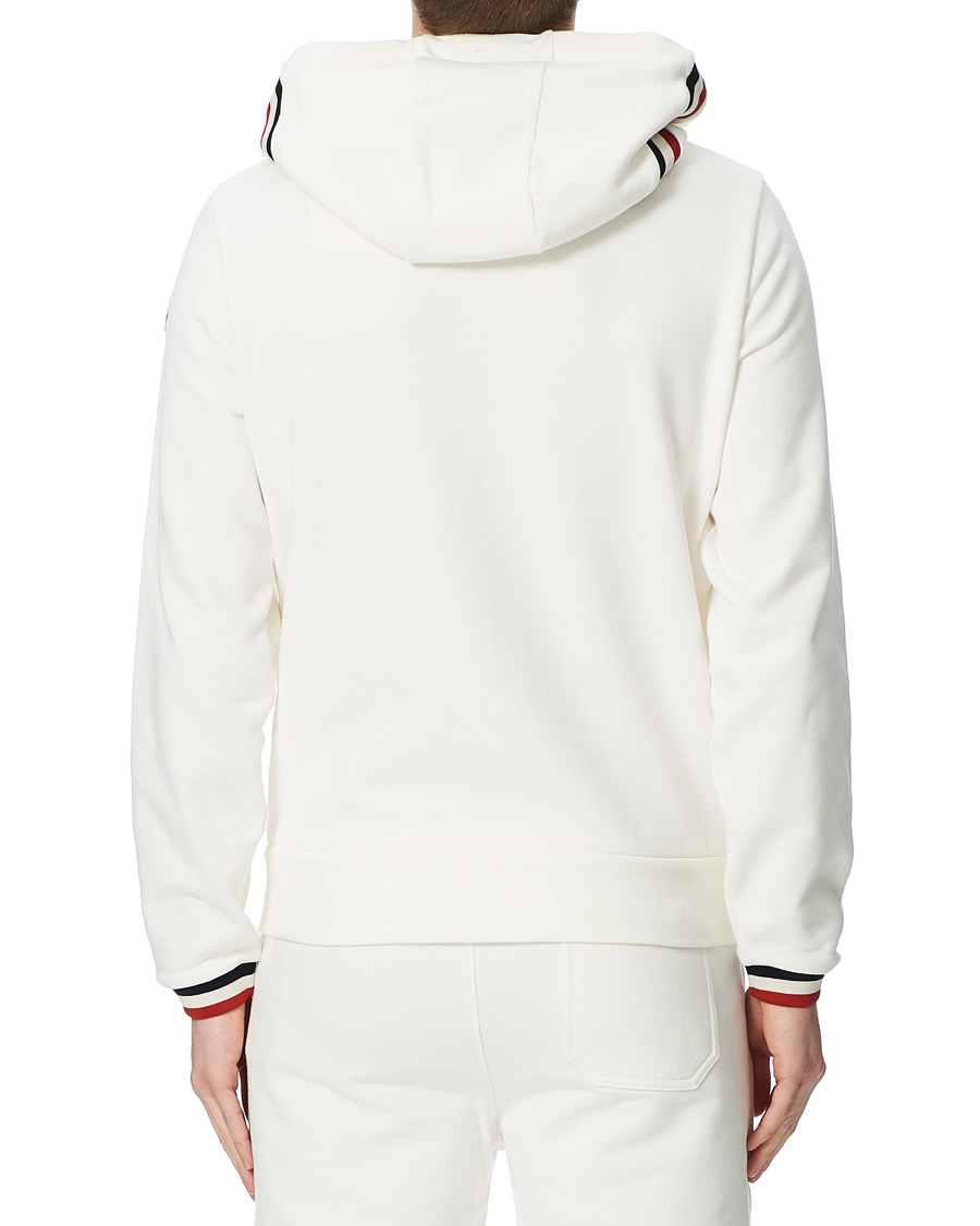 Moncler Maglia Full Zip Hoodie Off White at CareOfCarl