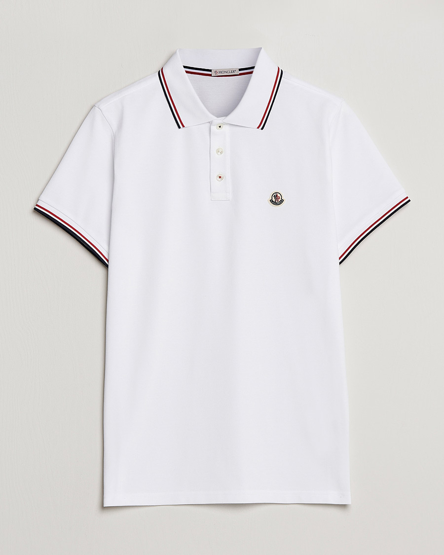 Moncler polo hot sale white