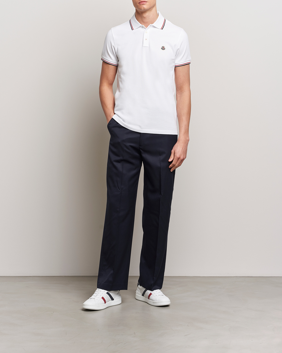 Moncler best sale contrast polo