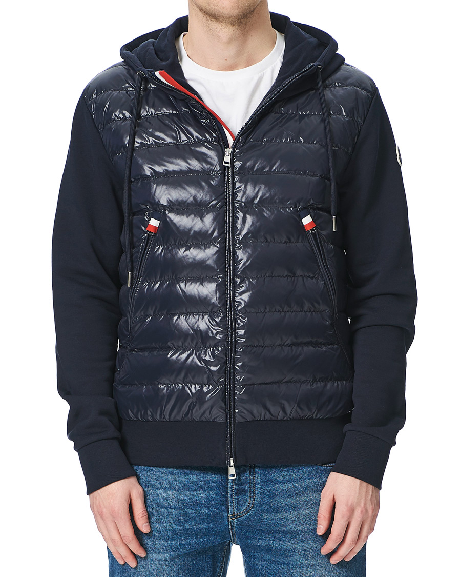 Moncler Maglia Full Zip Hybrid Navy at CareOfCarl