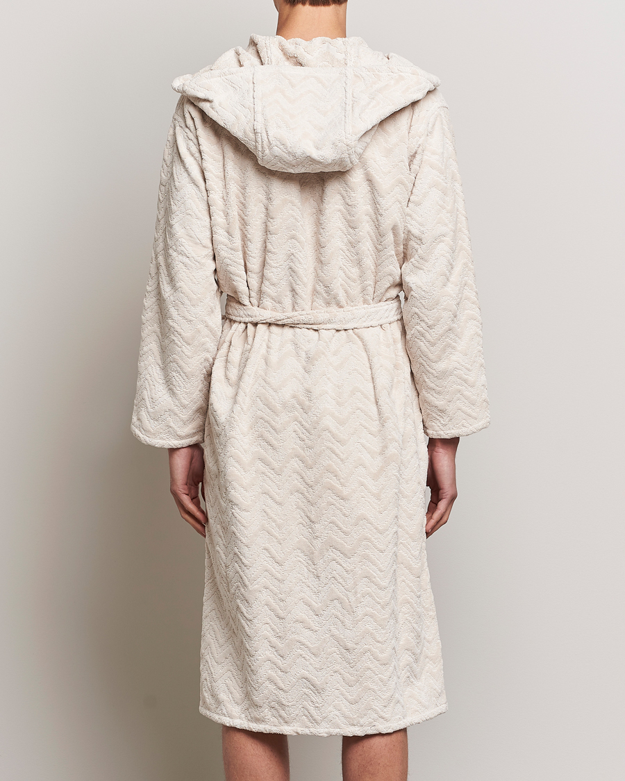 Missoni Home Rex Bathrobe Cream at CareOfCarl