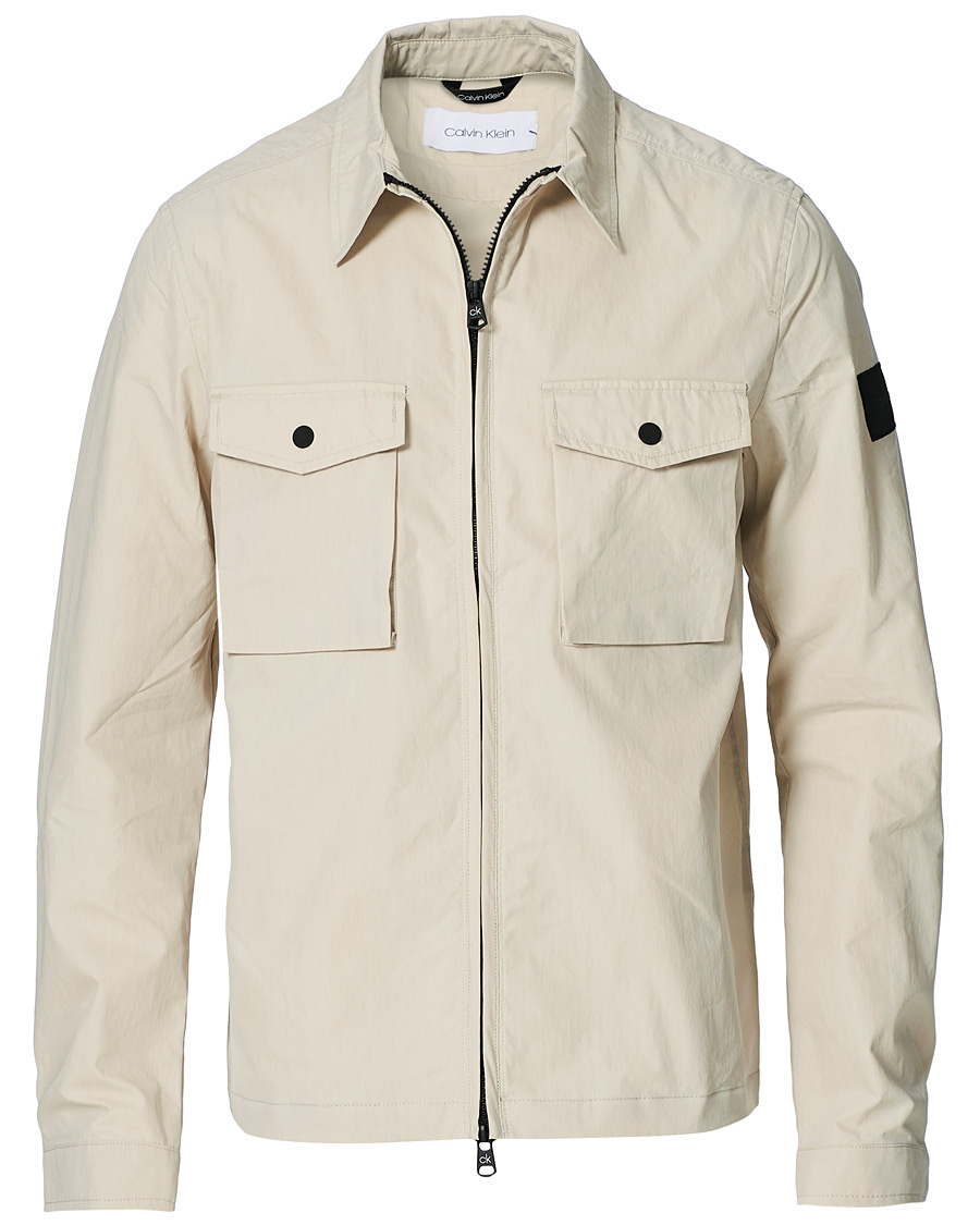 calvin klein light shirt jacket