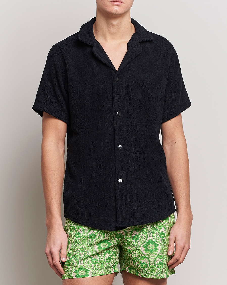 OAS Terry Cuba Short Sleeve Shirt Black at CareOfCarl.com