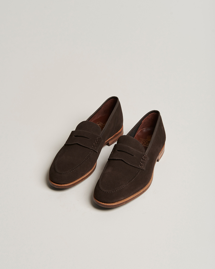 Crockett and jones cavendish polo suede best sale