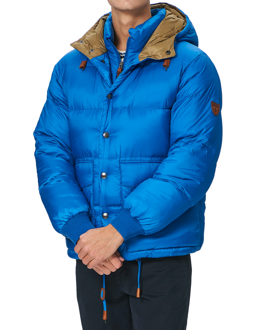 Polo Ralph Lauren Rainer Padded Hooded Jacket Blue Saturn at