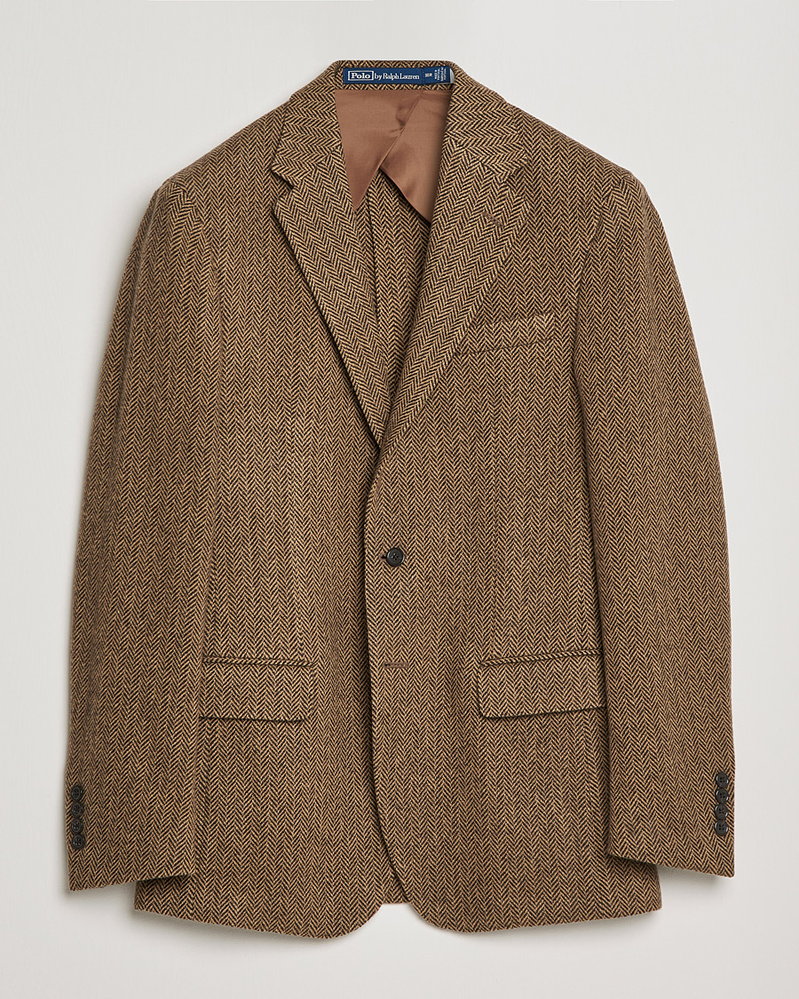 Polo Ralph Lauren Herringbone Sportcoat Brown at CareOfCarl