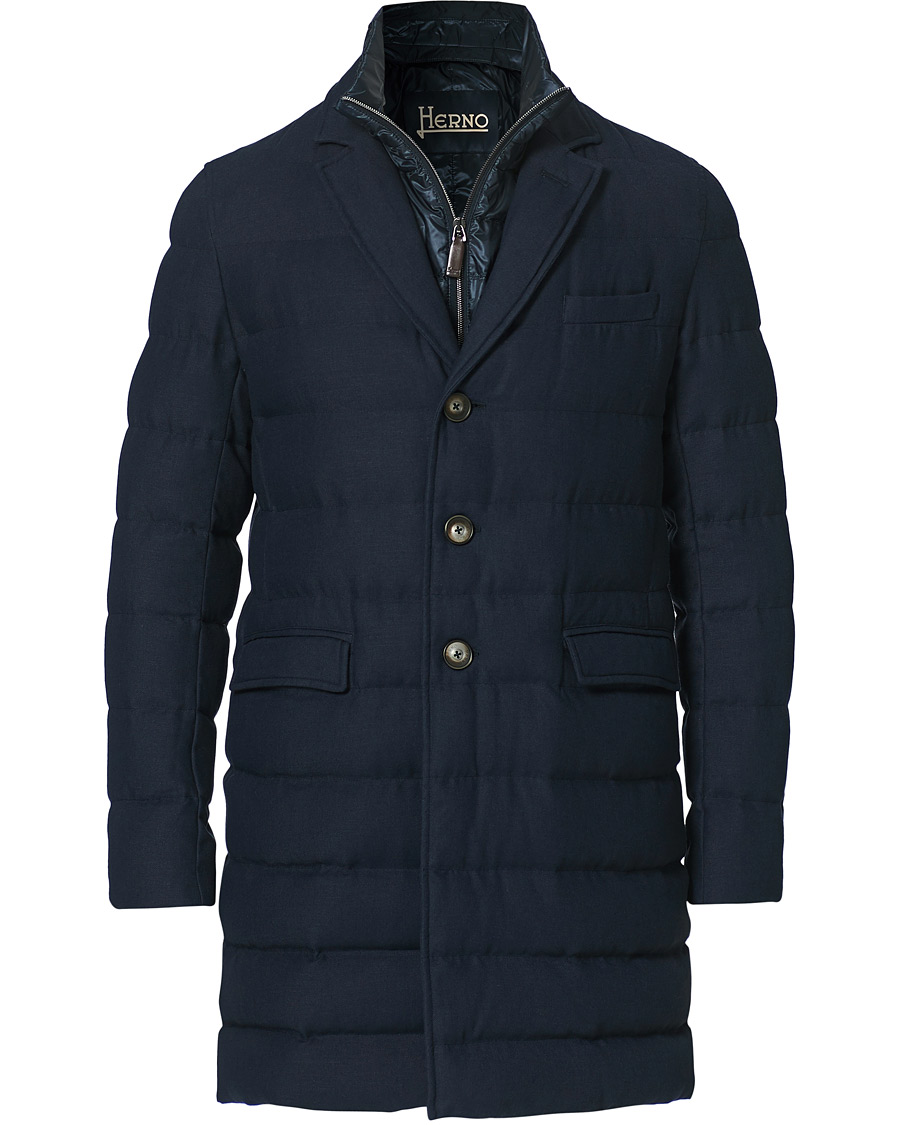 herno flannel down jacket