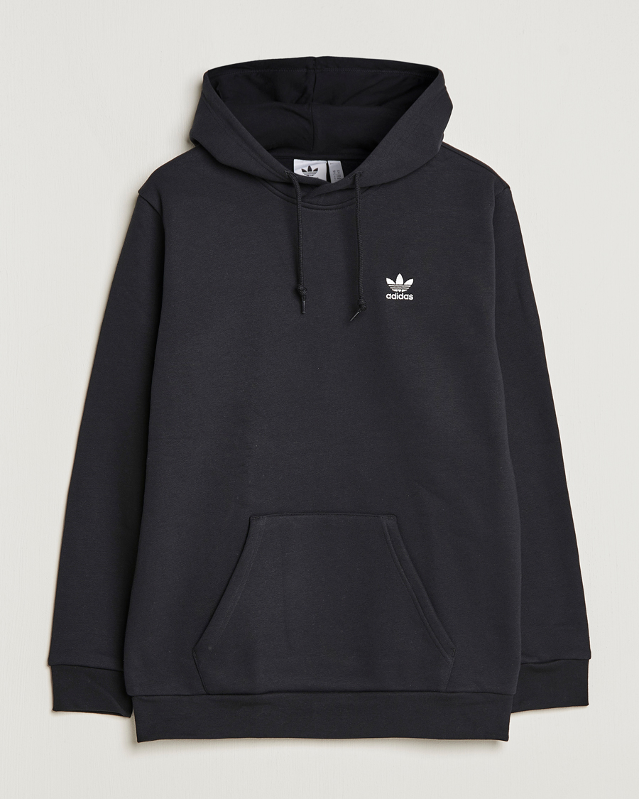 adidas Originals Essential Trefoil Hoodie Black at CareOfCarl