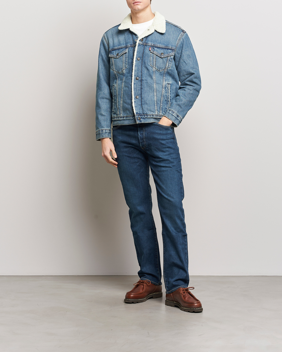 Levis type 3 cheap denim sherpa jacket