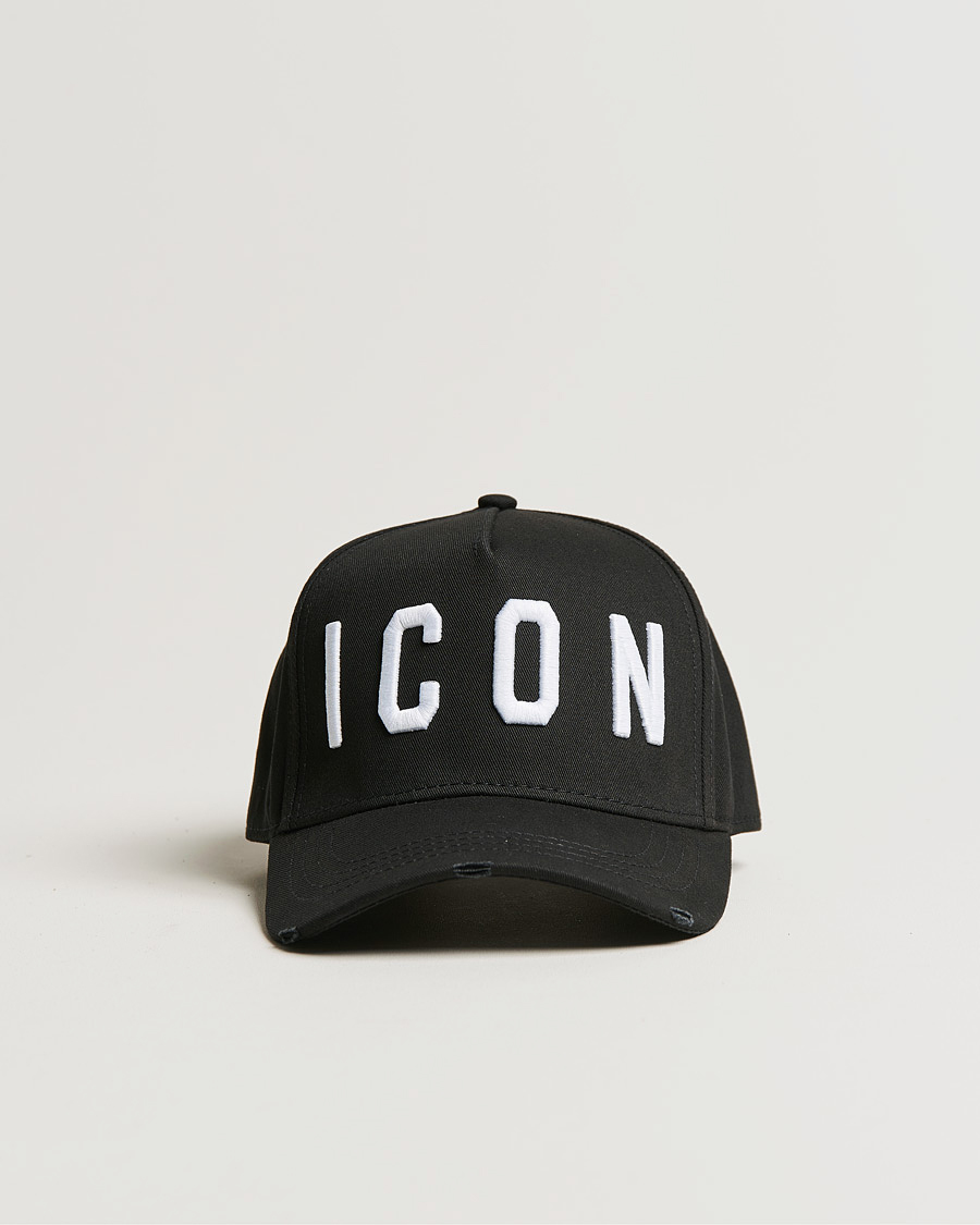 Dsquared2 Icon Baseball Cap Black White at CareOfCarl