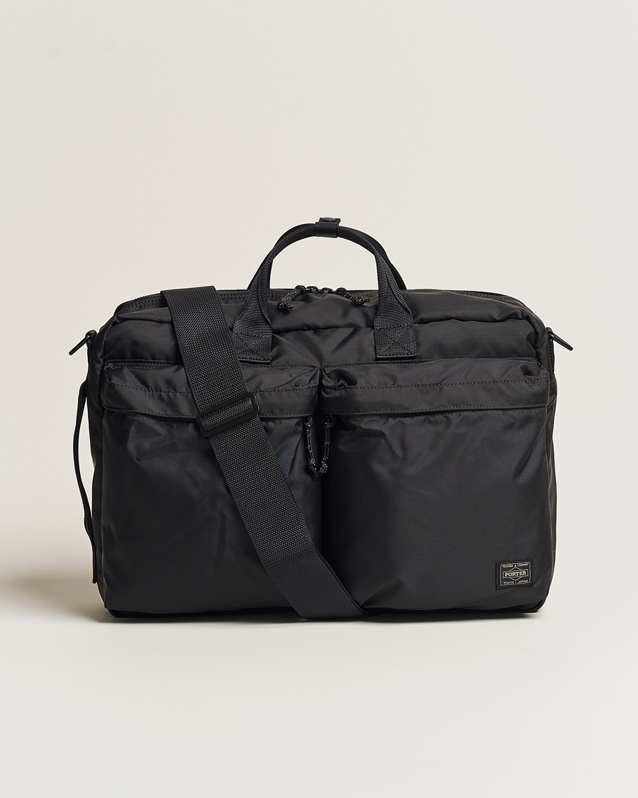 Porter-Yoshida & Co. Force 3Way Briefcase Black at CareOfCarl.com