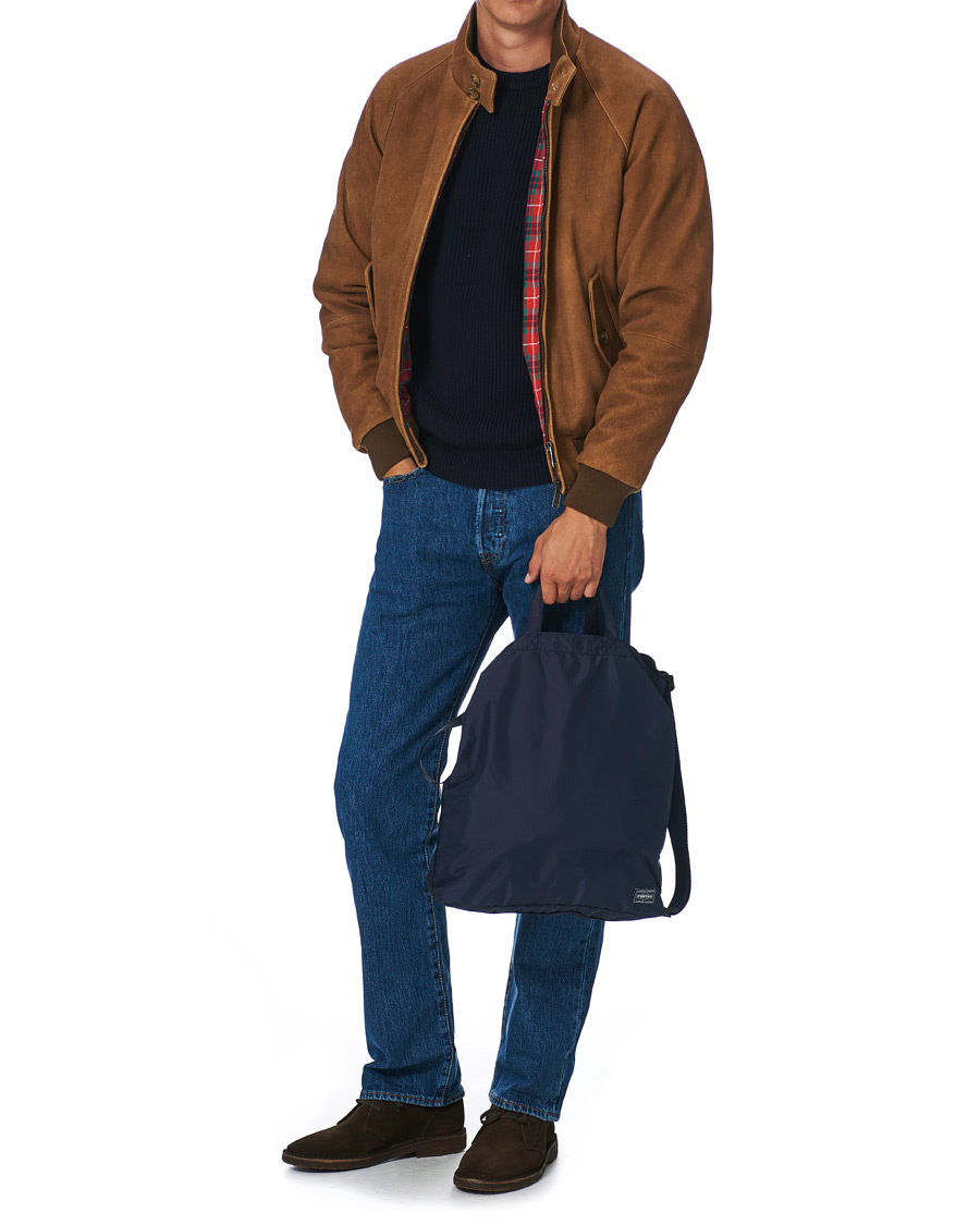 Porter Yoshida Co. Flex 2Way Shoulder Bag Navy at CareOfCarl