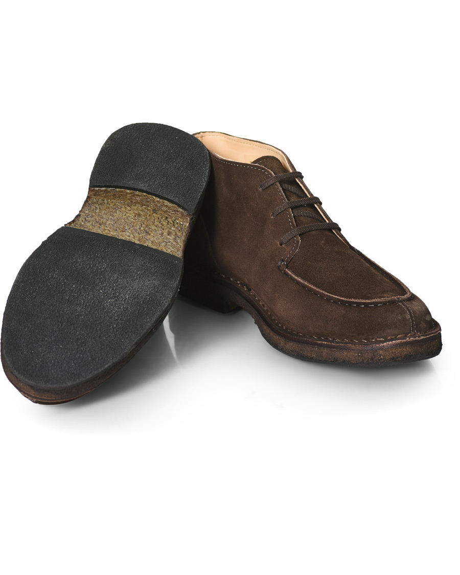 Astorflex Markflex Lined Chukka Boot Dark Brown Suede at