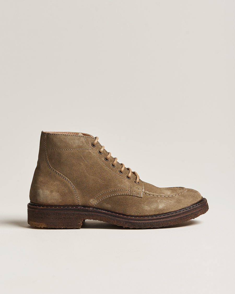 Astorflex Nuvoflex Lace Up Boot Stone Suede at CareOfCarl